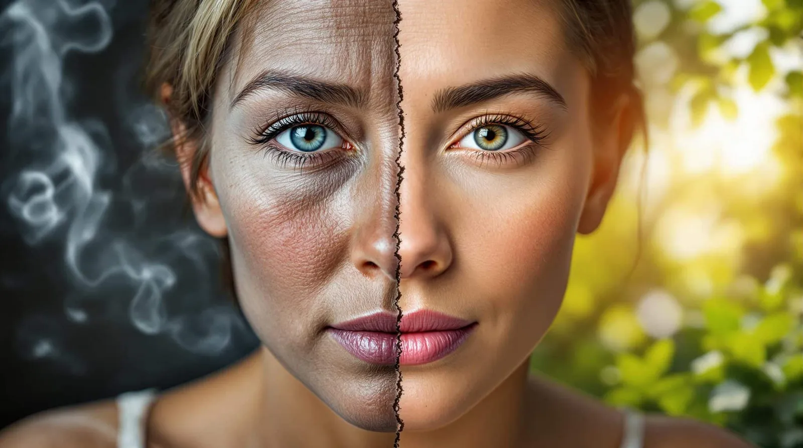 Transformation du visage et de la peau après l'arrêt du tabac : résultats visibles