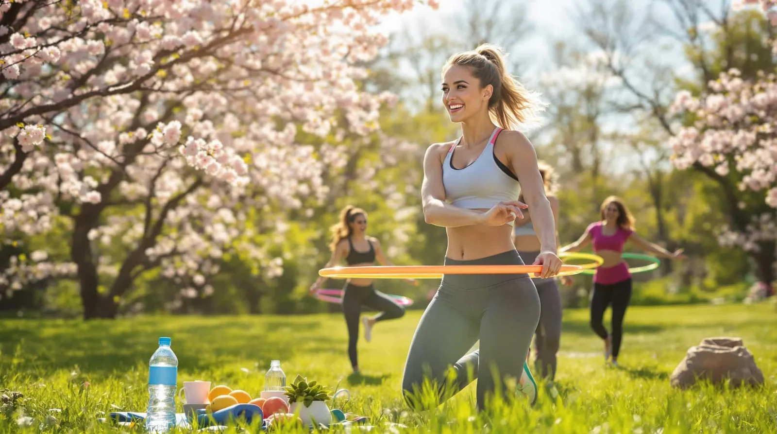 Exercices de hula hoop pour sculpter votre silhouette en s'amusant