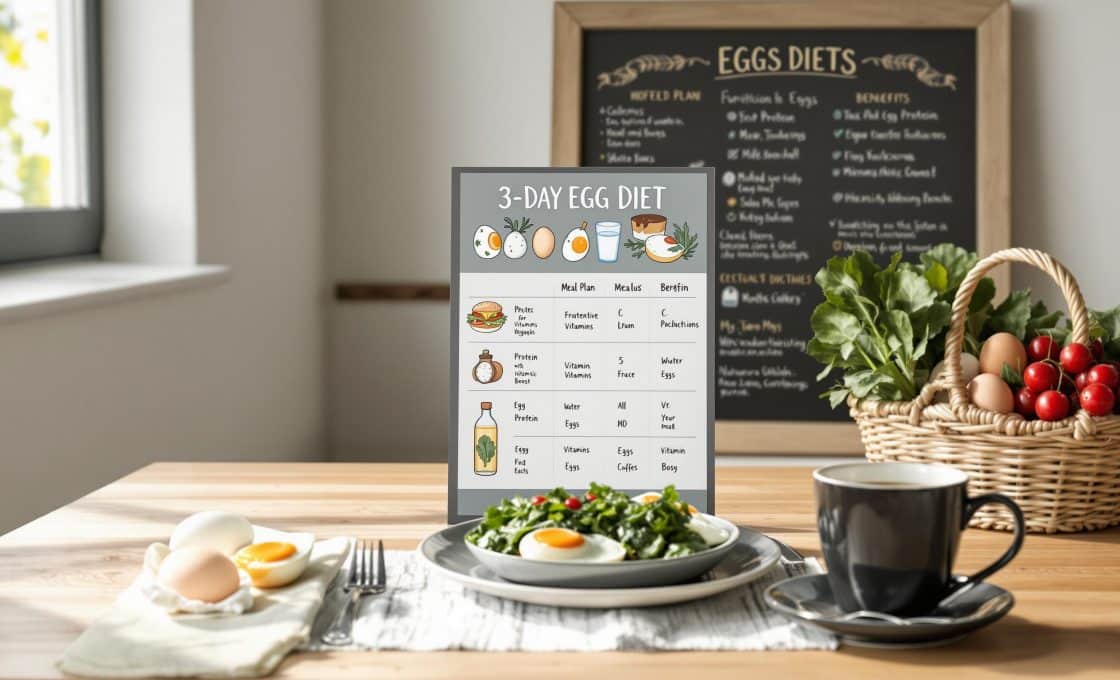 Régime aux œufs : perdez du poids en trois jours de manière équilibrée