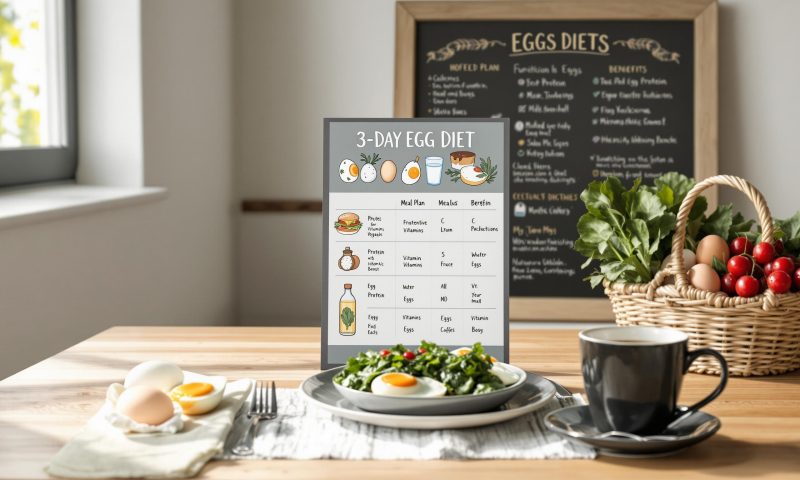 Régime aux œufs : perdez du poids en trois jours de manière équilibrée