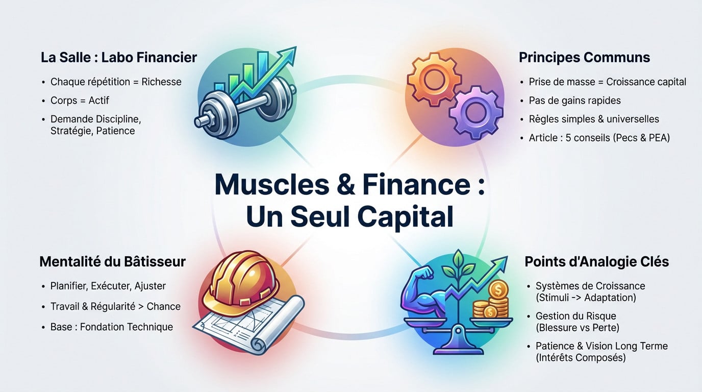Mounir de Finary séance musculation et investissement comparatif